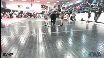 80-85 lbs Rr Rnd 1 - Liam Wright, Broken Arrow Wrestling vs Jamey Scott, Northeast Take Down Club