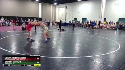 215 lbs Semis & Wb (16 Team) - Griffin Schultz, Iowa Gold vs Logan Niceswanger, S.E.O. Wrestling Club- Blue