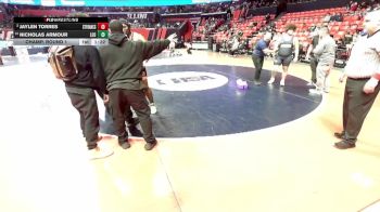 1A 285 lbs Champ. Round 1 - Nicholas Armour, Chicago (Leo) vs Jaylen Torres, Wheaton (St. Francis)