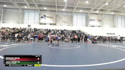 113 lbs Cons. Round 2 - Weston Nicol, HF-L Wrestling vs Jack Monette, Club Not Listed