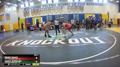 215 lbs Round 6 (8 Team) - Marco Gonzalez, Westside Wrestling vs Grady Isaacs, Lake Mary Militia WC