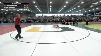 170 lbs Quarterfinal - Colin Wooldridge, OH vs Jaden Simpson, NJ