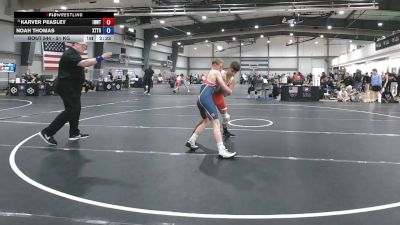 51 kg Quarters - Karver Peasley, Inland Northwest Wrestling Training Center vs Noah Thomas, Xtreme Training