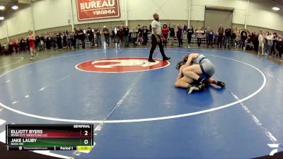 120 lbs Semifinal - Jake Lauby, Nova WC vs Elliott Byers, River City Wrestling LLC