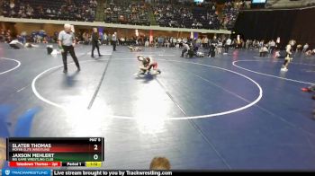 95 lbs Quarterfinal - Jaxson Mehlert, Big Game Wrestling Club vs Slater Thomas, Moyer Elite Wrestling