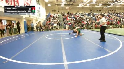 Boys 144 lbs Cons. Round 2 - Nurmuhammad Abdybekov, Westmoor&nbsp;Boys vs Tyler Filice, Christopher Boys