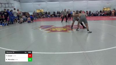 295 lbs Round Of 16 - Tyler Cover, Clymer vs Anthony Morales, Sagamore