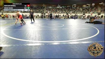 85 lbs Consi Of 16 #2 - Waylon Rowell, Elgin Wrestling vs Briar Ware, Cleveland Take Down Club
