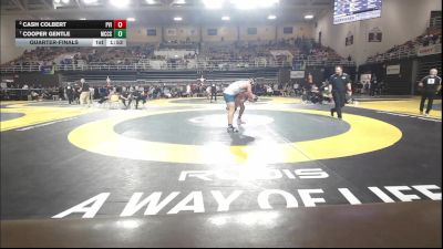 215 lbs Quarterfinal - Cash Colbert, Paul VI Catholic High School vs Cooper Gentle, McCallie School