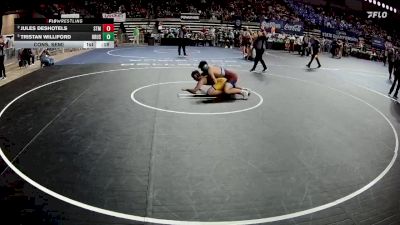 D 2 190 lbs Cons. Semi - Jules Deshotels, St. Thomas More vs Tristan Williford, Brusly