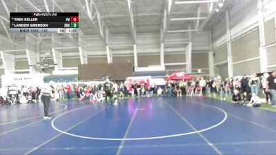 118 lbs Quarterfinal - Trek Keller, Preston Warriors vs Landon Amerson, Shootbox Wrestling Club