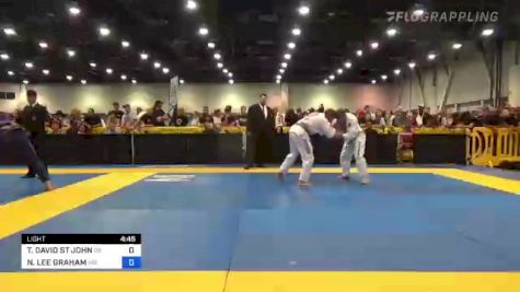 TIMOTHY DAVID ST JOHN vs NORM LEE GRAHAM 2022 World Master IBJJF Jiu-Jitsu Championship