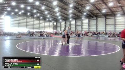 95 lbs Semis - R1 Wb - Kyleigh Dyer, Indiana Inferno Black vs Laney Grimes, Team Ohio Gray