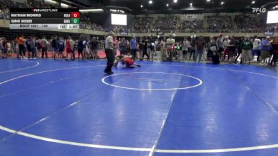 100 lbs Round Of 16 - Nathan Morris, Roaring Spring vs Gino Bozzi, Bangor