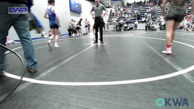 110 lbs Rr Rnd 4 - Lulu Tahdooahnippah, Elgin vs Paisley Gilles, Harrah Little League Wrestling