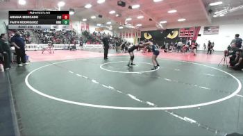 135 lbs Cons. Round 2 - Faith Rodriguez, Rio Mesa vs Ariana Mercado, Golden Valley (Bakersfield)