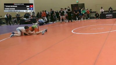 144 lbs Cons. Rd Of 16 - Ryan Morgan, Orchard South Wrestling Club vs James Evans, River Wrestling Club