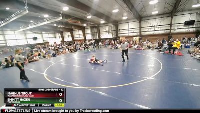 52 lbs 1st Place Match - Magnus Trout, Wasatch Wrestling Club vs Emmitt Hazen, Timpanogos