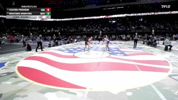 Cons. Round 1 - Brayden Wientjes, Mobridge-Pollock vs Colten Preheim, Parker