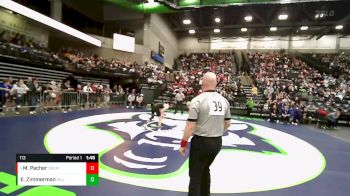 113 lbs Cons. Round 3 - Marck Pacher, Orem vs Ezekiel Zimmerman, Hillcrest