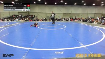 43 lbs Rr Rnd 5 - Faith Lopez, POWA 9U vs Delilah Dawson, Potentially Dangerous