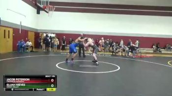 220 lbs Champ. Round 2 - Elijah Nieves, Green Valley vs Jacob Peterson, Cimarron Memorial