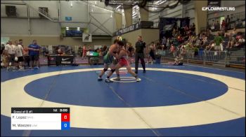 97 kg Consi Of 8 #1 - Faustin Lopez, NMU-OTS vs Michael Waszen, Lancaster Alliance Wrestling