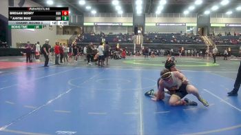 133 lbs Champ. Round 3 - Justin Ruiz, Life University vs Bregan Berry, Reinhardt University (GA)
