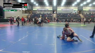 133 lbs Champ. Round 3 - Justin Ruiz, Life University vs Bregan Berry, Reinhardt University (GA)