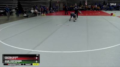 84 lbs Semis & 1st Wrestleback (8 Team) - Gage Goetzinger, Caledonia/Houston vs Colton Scott, LPGE/B Wolves