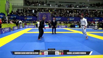 Gabriel Alexander Rosberg vs Emerson Cassio Monteiro Da Silva 2026 European Jiu-Jitsu IBJJF Championship
