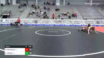 160 lbs Prelims - Nick Montanye, Bearcat vs Cole Velardi, Triumph Blue