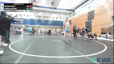 195 lbs Rr Rnd 3 - Mason Stout, Shelton Wrestling Academy vs Creek Ledford, Standfast