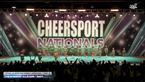 The Stingray Allstars - Navy [2026 L3 Senior Coed - Medium Day 2] 2026 CHEERSPORT National All Star Cheerleading Championship