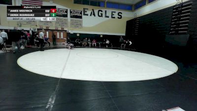126 lbs Round Of 16 - James Westrick, Ridgefield vs Derek Rodriguez, Southington
