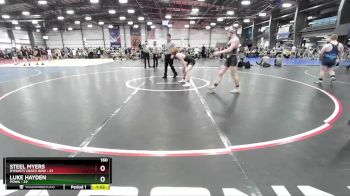 160 lbs Rd# 4- 2:00pm Friday Final Pool - Luke Hayden, POWA vs Steel Myers, Dynasty Death Row