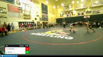 157 lbs Semifinal - Hayden Bendall, West Valley (Yakima) vs Javier Garcia, Hermiston