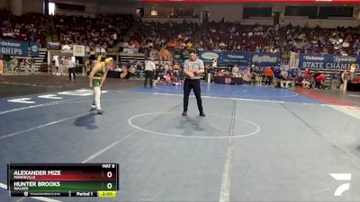 D 1 175 lbs Champ. Round 1 - Hunter Brooks, Walker vs Alexander Mize, Mandeville