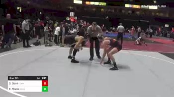 120 lbs Round Of 16 - Dallas Dunn, Team Georgie vs Elijah Flores, Pounders WC