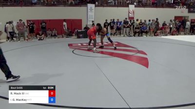 74 kg Round Of 64 - Richard Mack III, Viking Wrestling Club (IA) vs Grant MacKay, Pittsburgh Wrestling Club