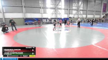 63 lbs Cons. Round 3 - Asher Scheffelmaier, St. Maries WC vs Francisco Chacon, Toppenish USA WC