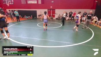 114 lbs Round 6 (8 Team) - Reese Anderson, Best Trained vs Aleena Hipolito, Cypress Wrestling Club