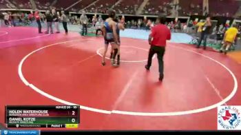 95 lbs Semifinal - Nolen Waterhouse, Burleson Area Wrestling Club vs Daniel Kotze, ReZults Wrestling