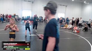 80 lbs Champ. Round 1 - John Strong, West Wateree Wrestling Club vs Roman Borneman, Swamp Rabbit Wrestling