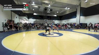 108 lbs Cons. Semi - Dylan Loza, Rough House vs Ajay Limon, California Grapplers