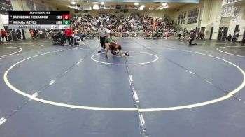 100 lbs Cons. Round 4 - Catherine Herandez, Patriot vs Juliana Reyes, Cabrillo/Long Beach