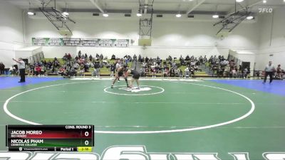 157 lbs Cons. Round 3 - Jacob Moreo, Rio Hondo vs Nicolas Pham, Cerritos College