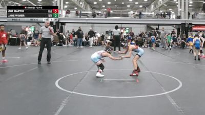 72 lbs Semis (4 Team) - Gio Mazzio, PA Gold vs Jase Wimer, Revival