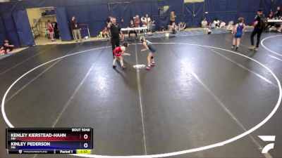 57-62 lbs Round 2 - Kenley Kierstead-Hahn, MN vs Kinley Pederson, MN