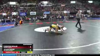 Quarterfinal - Cashton Spolar, Helena Capital vs Kyson Baker, Billings Skyview